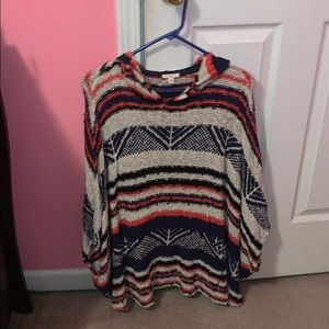 Pink, Blue & White over shirt